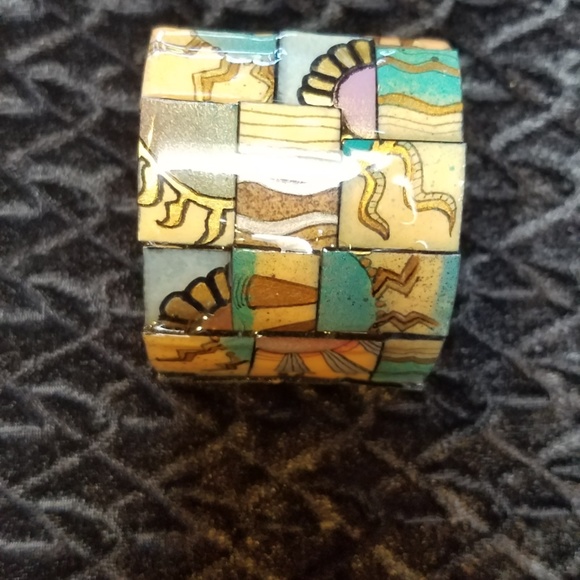 Wearable Art Mosaic Cuff - Picture 7 of 7